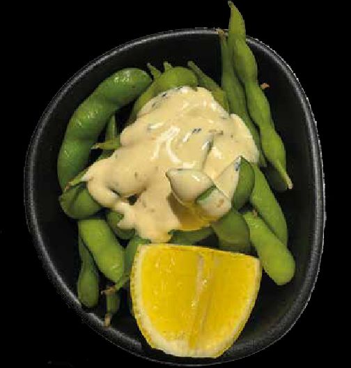 Edamamebønner m. Miso Sauce